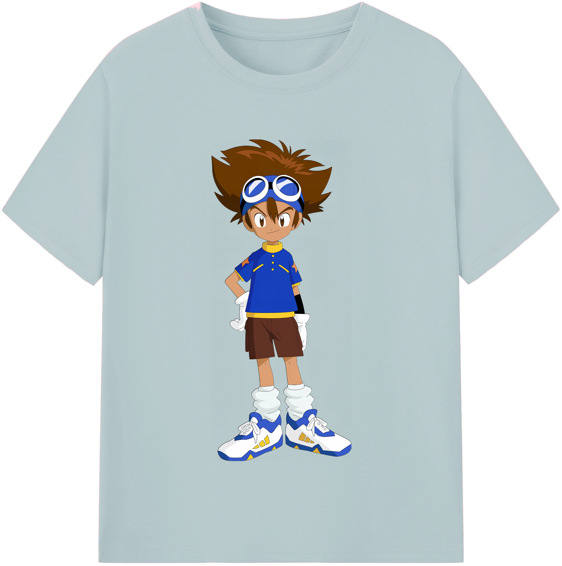 （画像用） Digimon デジタルモンスター/デジモン 綿100％半袖Tシャツ（フロントプリント）